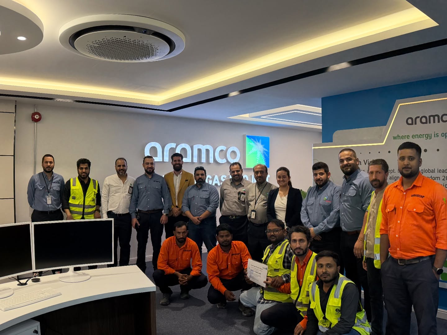 Project professionals attending a Saudi industry training session